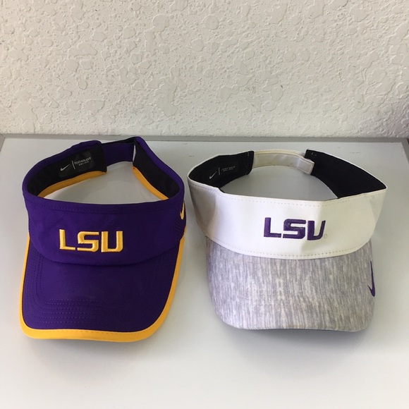 2pcs Women Nike LSU Tigers Adjustable hats